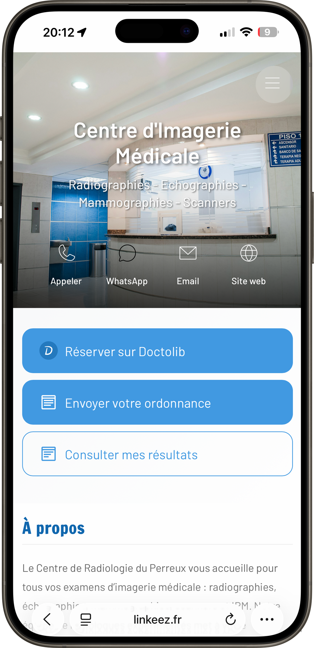 Template Cabinet Radiologie