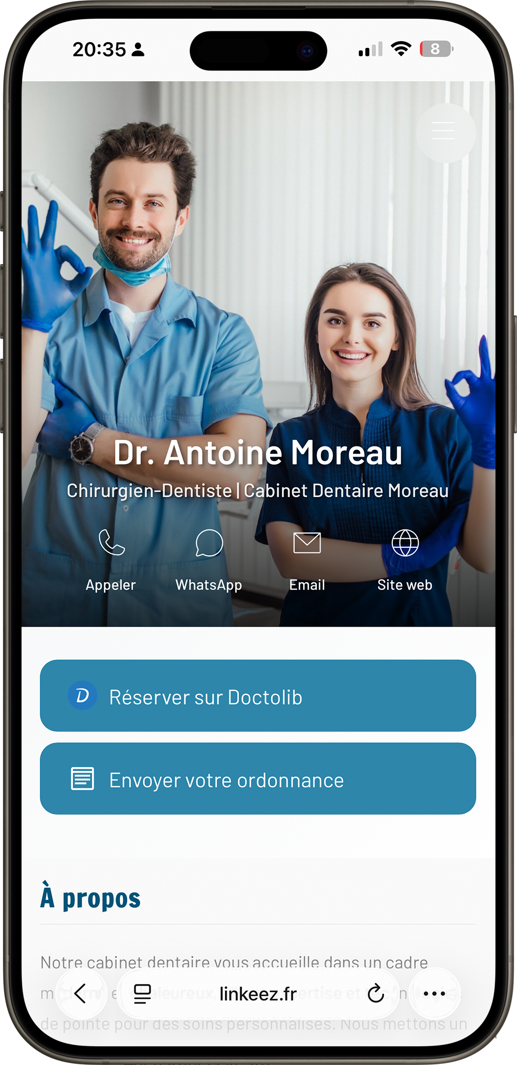 Template Dentiste