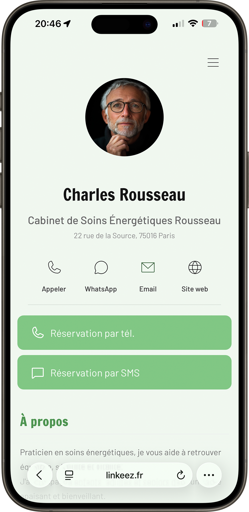 Template Énergéticien