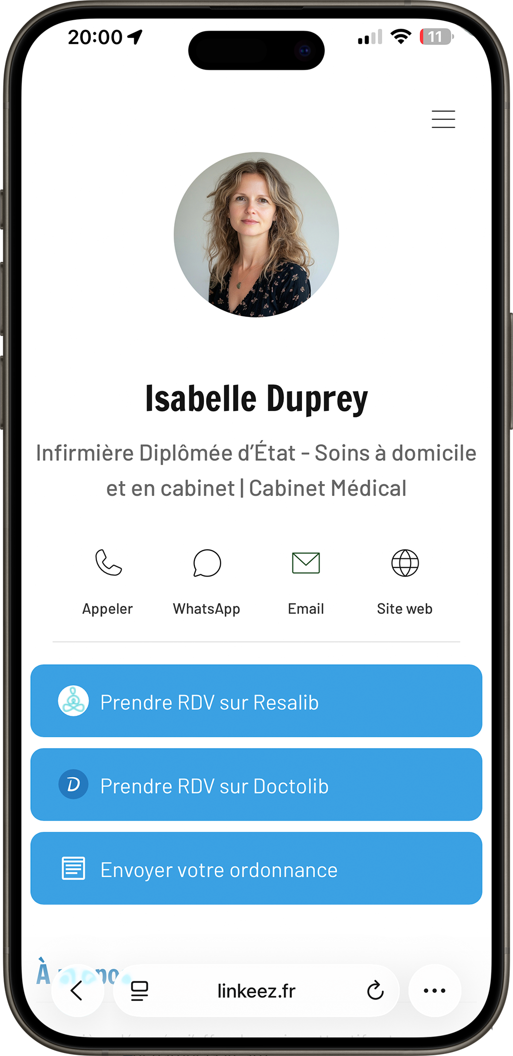 Template Infirmière Libérale