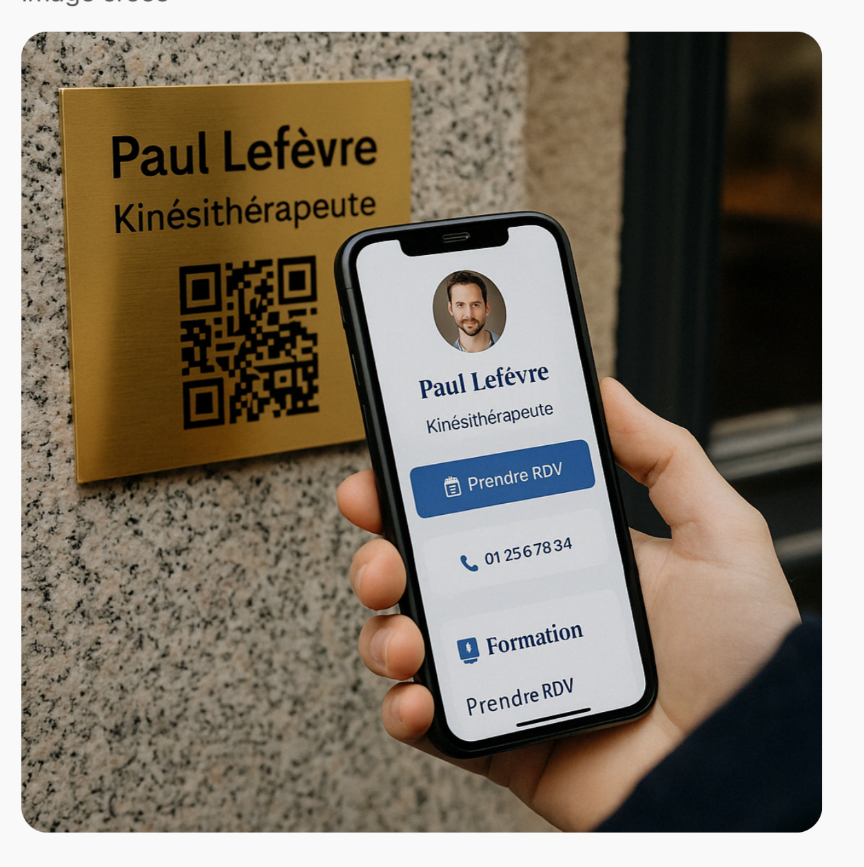 Plaque professionnelle